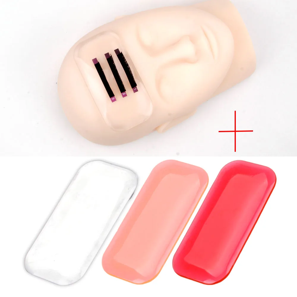 

10Pcs Silicone Eyelashes Pads Grafting Long Eyelashes For Extension Individual Volume Lashes Makeup Tool Lashes Forehead Pallet