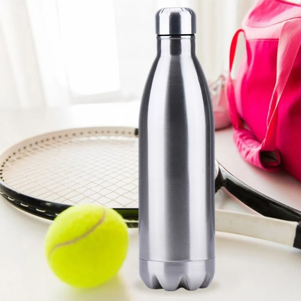 350/500/750/1000ml Double-wall Creative BPA free Water Bottle Stainless Steel Beer Tea Coffee Portable Sport Vacuum