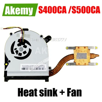 

laptop CPU cooling heatsink&fan For Asus S400 S400C S400CA S500C S500CA Notebook CPU Radiator free shipping heatsink