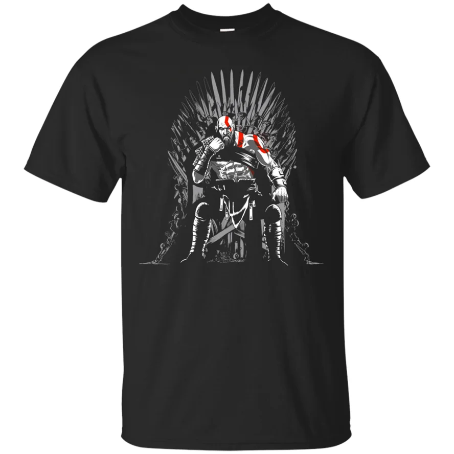 Game Of Thrones God Wars Kratos Black T-Shirt Jon Snow Arya Stark Classic Unique Tee Shirt |
