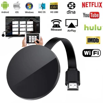 

TV Stick 2.4G/5G Wifi 1080P G7S Display Receiver Anycast TV Receiver HDMI Miracast TV Dongle for Ios Android