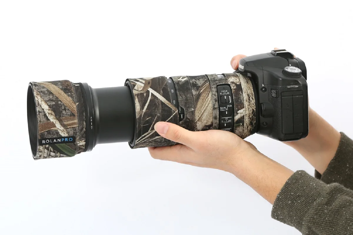 Rolanpro Copriobiettivo Impermeabile Per Sigma 100-400Mm F5-6.3 Dg Os Hsm Lente Contemporanea Coat Lens Manicotto Protettivo Sigma 100 400
