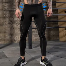 Новые мужские брюки для бега, обтягивающие быстросохнущие брюки, спортивные штаны для бега, мужские спортивные повседневные спортивные брюки для тренировок