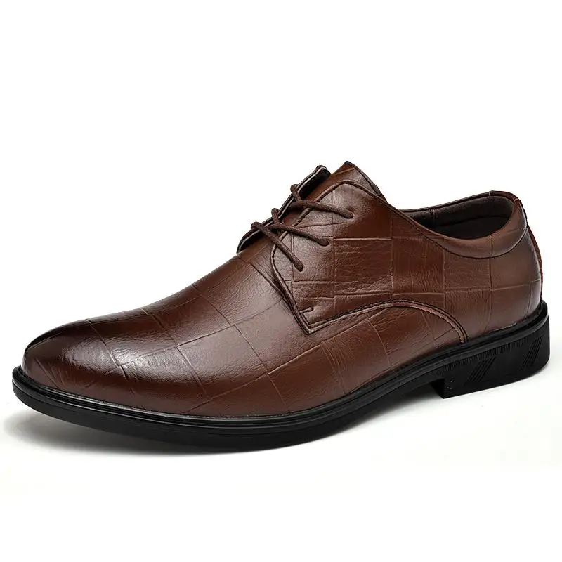 

Luxury Brand Men Shoes England Trend Leisure Leather Shoes Breathable For Male Footwear