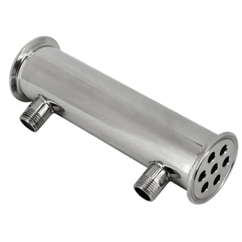 

Дефлегматор 2 Dumas shroud 7x12, L200 (fitting 1/2) clamp connection for moonshine machine