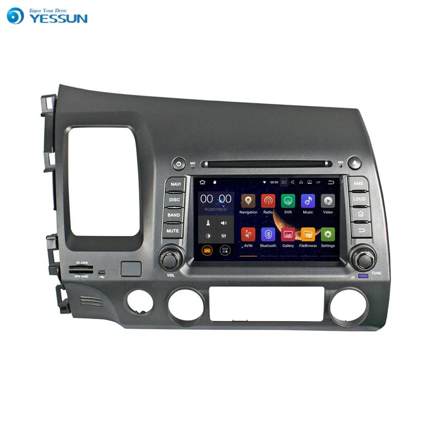 YESSUN Android Radio Car DVD Player For Honda Civic 2006~2011 Stereo Multimedia GPS Navigation With WIFI Bluetooth AM/FM | Автомобили и
