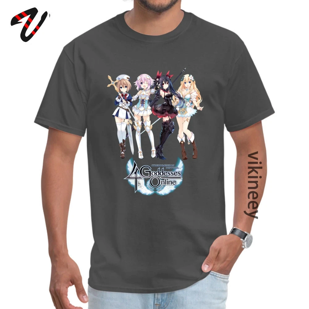 Special Gift Classic T-Shirt Crew Neck Pure Cotton Adult Tops Shirt Short Sleeve Mother Day Classic Tee-Shirt Drop Shipping Cyberdimension Neptunia 4 Goddesses Online -3072 carbon