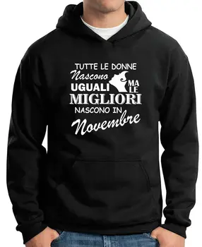 

FELPA CON UOMO IDEA REGALO COMPLEANNO DONNE NOVEMBRE DIVERTENTE KT1012