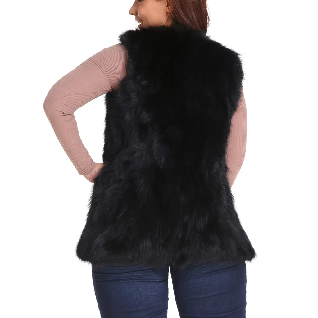 SAGACE новое пальто из искусственного меха зимнее пальто женское приталенное пальто меховой жилет женская меховая куртка меховой жилет для дам плюшевая куртка fourrure femme