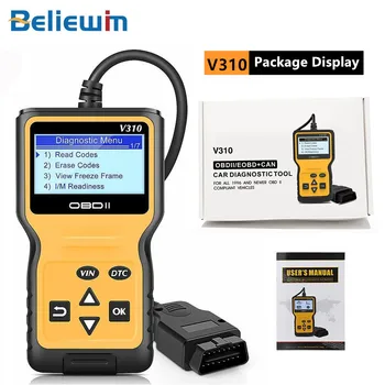 

V310 Mini OBD2 Scanner Auto Diagnostic Scanner Full Function Car Diagnosis Universal OBD Engine Code Reader