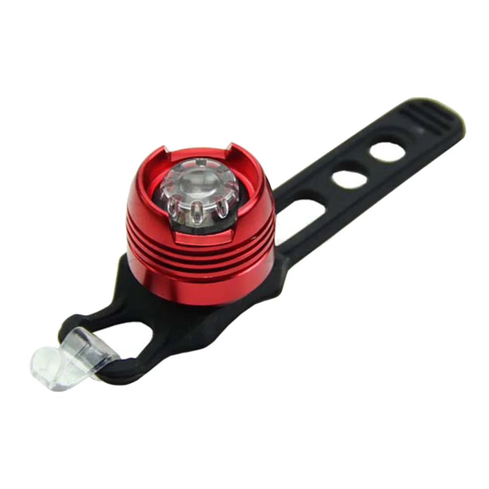 Discount Bike Bicycle Cycling Front Rear Tail Helmet Red Flash Lights 3 Modes Safety Warning Lamp Waterproof Cycling Safety Light 0