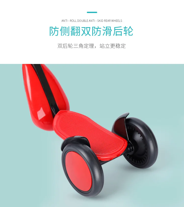 Best Children scooter balance car tricycle three-in-one baby scooter 2in1 car scooter foldable bicycle 5