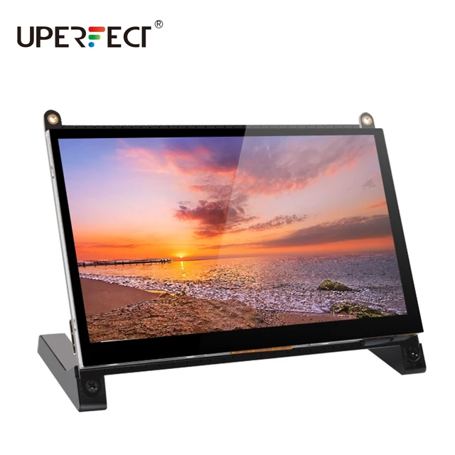 UPERFECT-Monitor de pantalla táctil de 7 pulgadas, interfaz HDMI para Raspberry Pi 4B 3B + 3B 2B + BB Black Banana Pi Windows 10 8 7 UPERFECT-Monitor de pantalla táctil de 7 pulgadas, interfaz HDMI para Raspberry Pi 4B 3B + 3B 2B + BB Black Banana Pi Windows 10 8 7