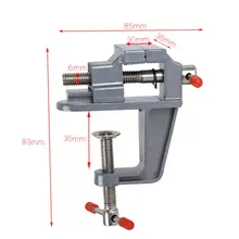 35 мм столик из алюминиевого сплава скамья зажим тиски Мини Скамья тиски, стол винт тиски для рукоделия формы фиксированный инструмент для ремонта