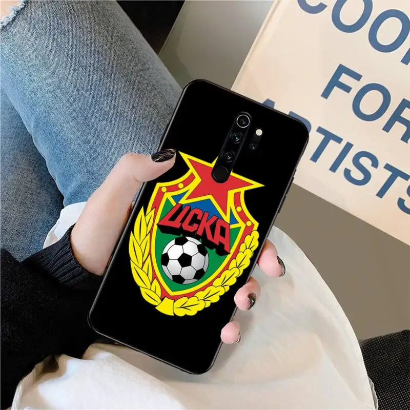 HPCHCJHM российский Московский футбол мягкая черная фотография для Redmi Note 8 8A 8T 7 6 6A 5 5A
