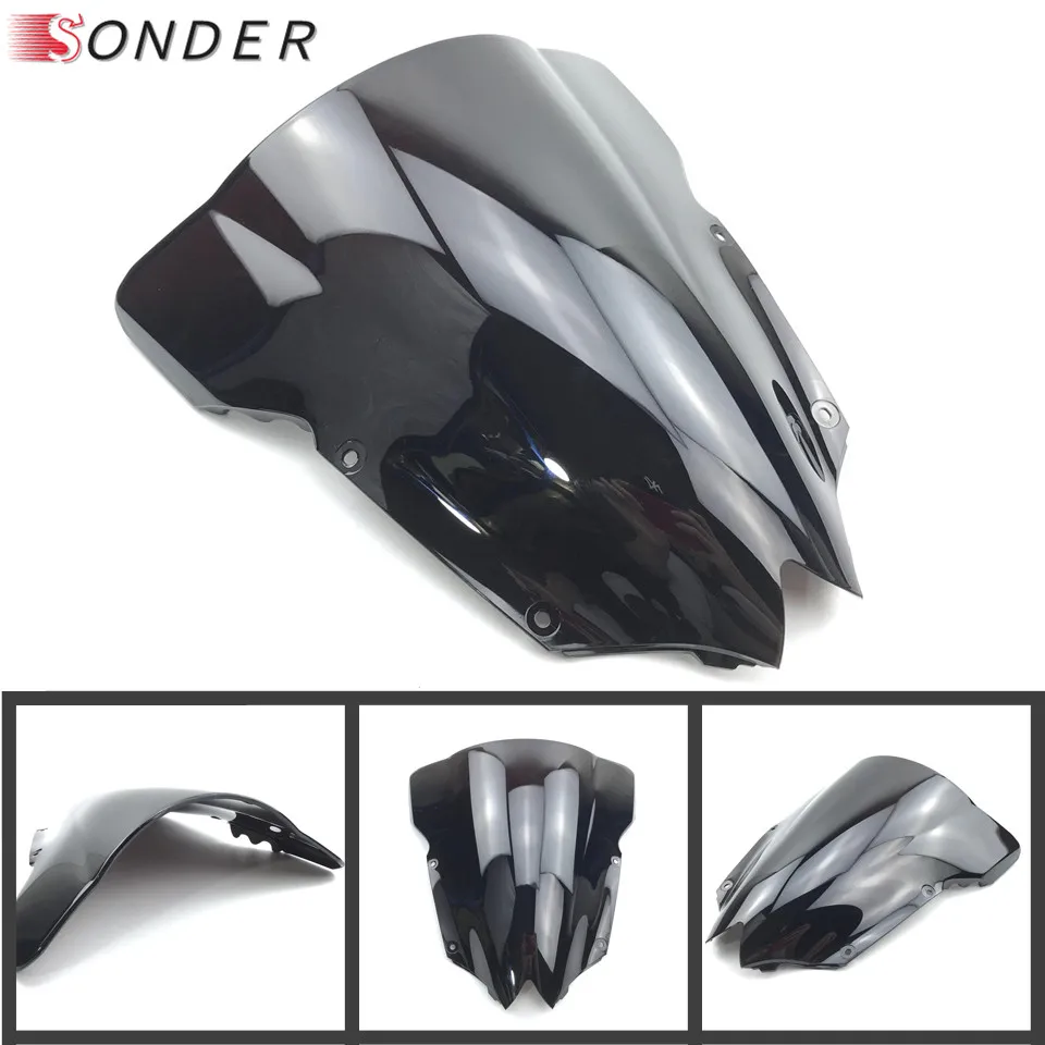Для Yamaha YZF-R6 YZF600 R6 2008 2009 2010 2012 2013 лобовое стекло дымчатое лобовое стекло для YZF 600 r6 08 09 16