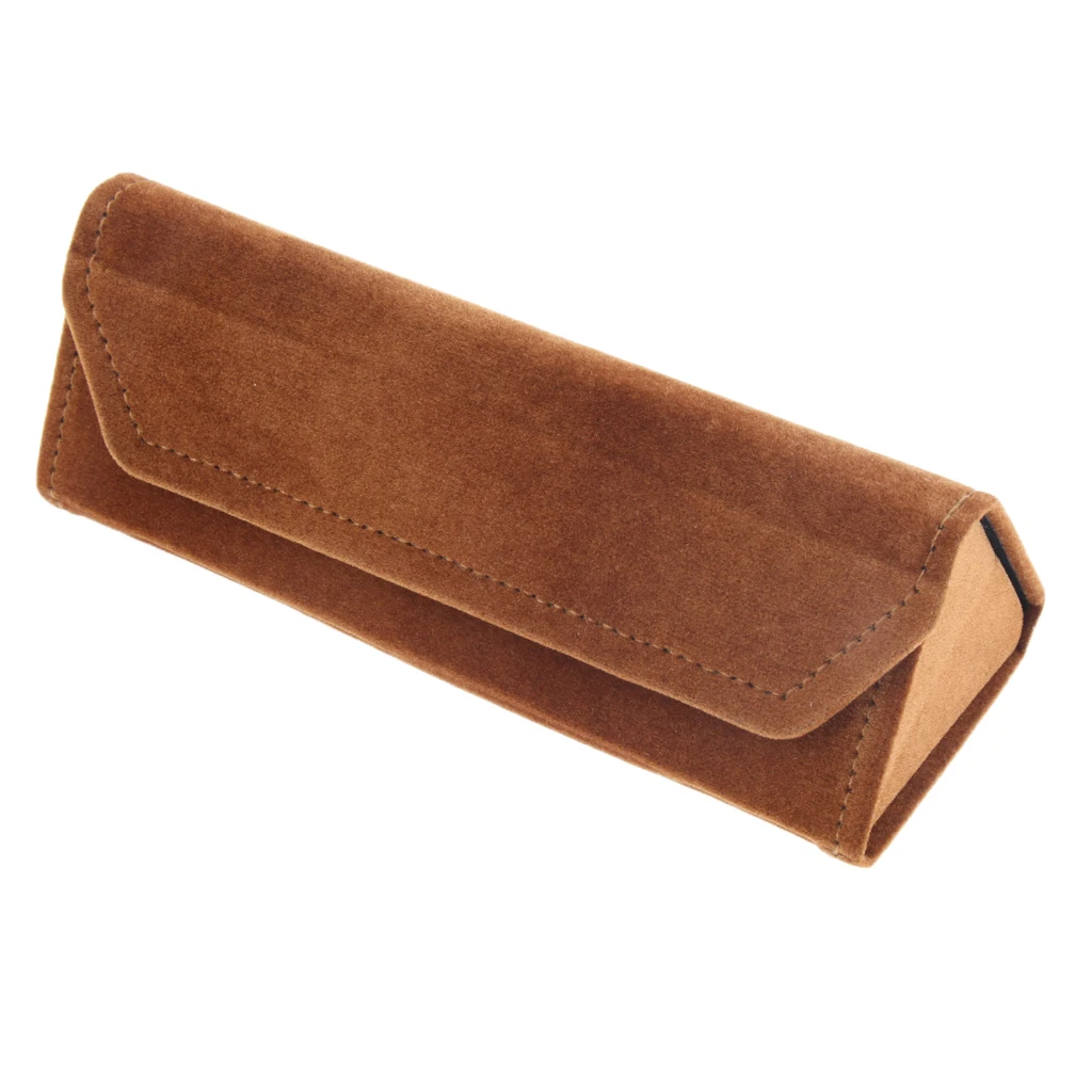 Velvet Foldable Travel Hard Box Sunglasses Glasses Storage Case for Women Men 