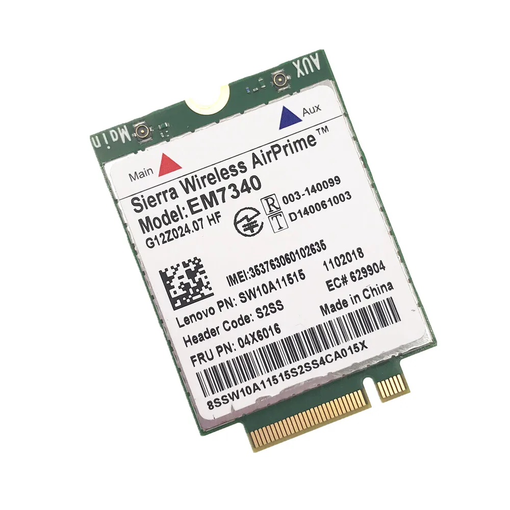 Для EM7340 FRU 04X6016 4G LTE/HSPA+ беспроводной модуль для ThinkPad 10/Helix 2nd Gen/X260/T460/T460S/T560