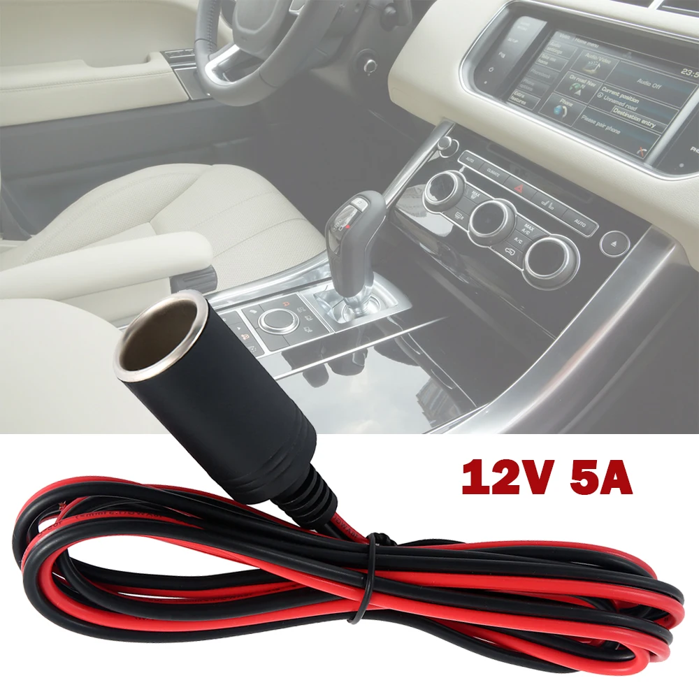 12v женский автомобильный прикуриватель для сигарет разъем высокое качество 2M 5A |