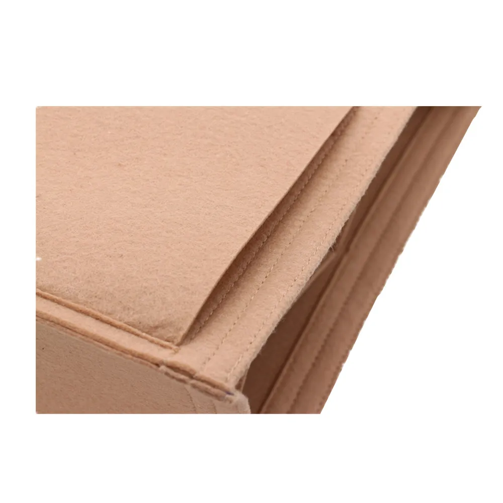 Ceny Pasuje do onthego filc Cloth Insert organizator do torby torebka do makijażu shaper on the go Organizer przenośne torby kosmetyczne