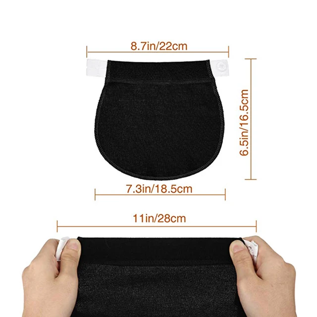 Maternity Waistband Elastic Extender Soft Pants Belt Extension