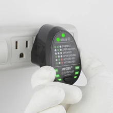 Розетка настенное зарядное устройство Тестер Мощность Полярность фазовый детектор Защита утечки инструмент тестирования ЕС вилка