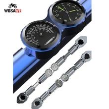 Мотоцикл Руль Универсальный 7/" 22 мм руль мотокросса водонепроницаемые часы с подсветкой Алюминий для Yamaha Suzuki Kawasaki