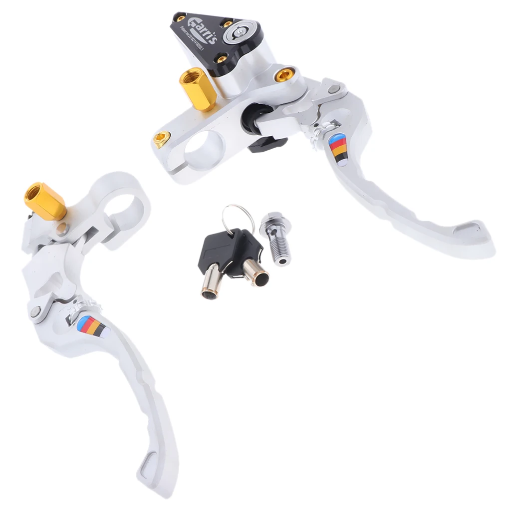 Folding Clutch & Brake Lever Set for Scooter Dirt Bike 50cc-125cc Motorcycle