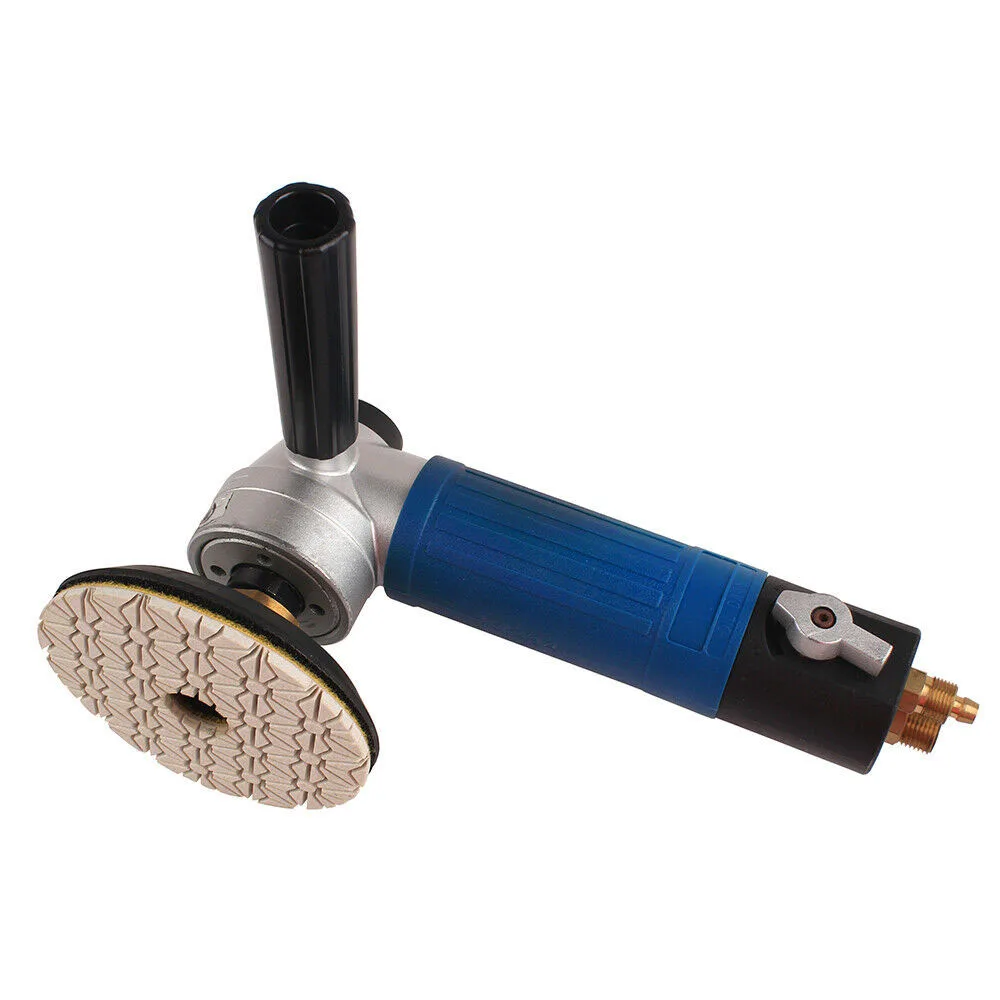 Handheld 5/8"-11 Pneumatic Air Wet Polisher For Stone With Free Backer Pad