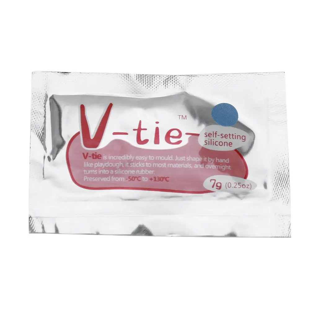 

7g/Pack DIY V-tie Silicone Heatproof Adhesive Sealant Rubber Glue Innovative Universal Silica Gel Form Fix Repair Tools