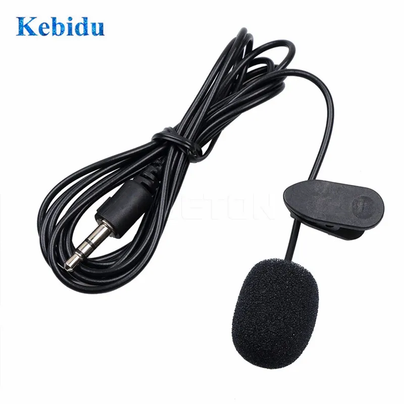 

KEBIDU Mini 3.5mm Active Clip Microphone with Mini USB External Mic Audio Adaptor Cable FOR Sports Camera PC Laptop