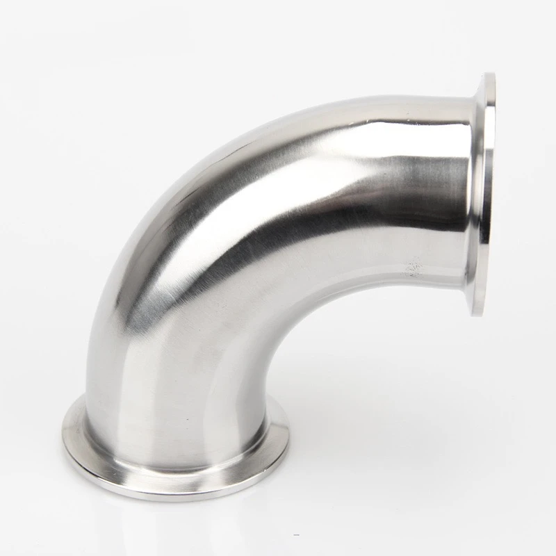 Pipe Fitting 3/4" 1&rdquo; 2&rdquo; 3&ldquo; 4" 19mm-102mm Pipe OD Sanitary Tri Clamp Ferrule OD 90 Degree Elbow Pipe Fitting Stainless Steel 304 Homebrew hose pipe fitting pipe fitting water pipe fitting
