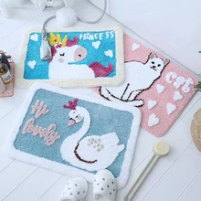 Милая девушка ванная комната Противоскользящий матрас Ins скандинавский вход матрас Туалет матрас бытовой ковер абсорбирующий матрас