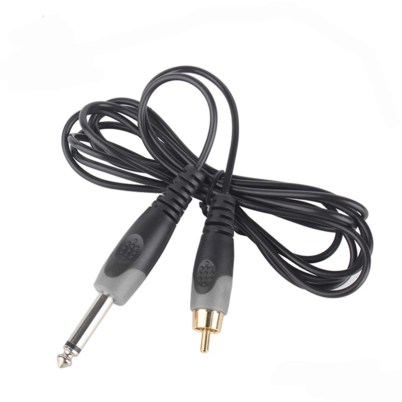 Поставка татуировки RCA силиконовый зажим шнур черный резиновый силиконовый зажим для татуировки шнур для татуировки