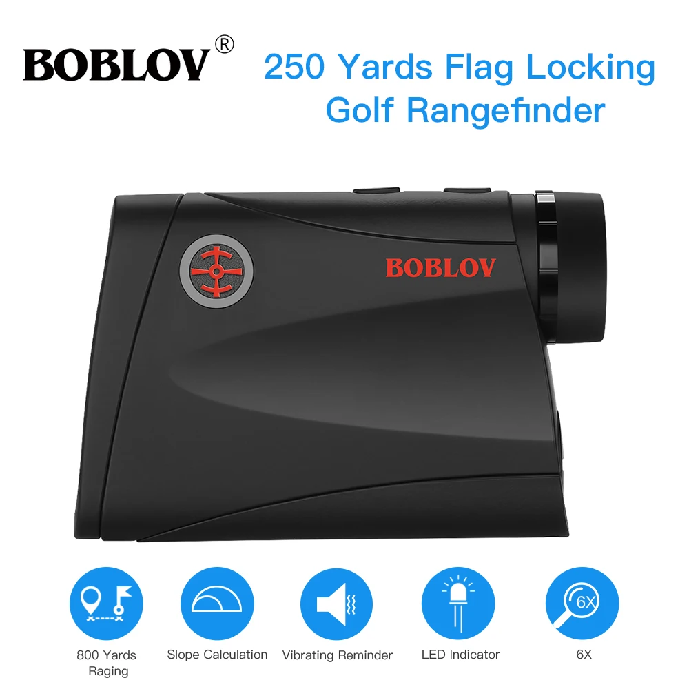 

BOBLOV Laser rangefinder Hunting 800m Telescope Distance Meter Golf Digital Monocular Golf Range Finder Angle measuring tool
