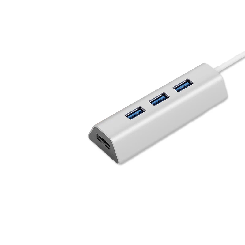 Acasis Hs0063 алюминиевый 4 порта 5 Гбит/с Usb 3,0 разветвитель Супер Скоростной Usb 3,0 концентратор с миниатюрным интерфейсом питания Usb