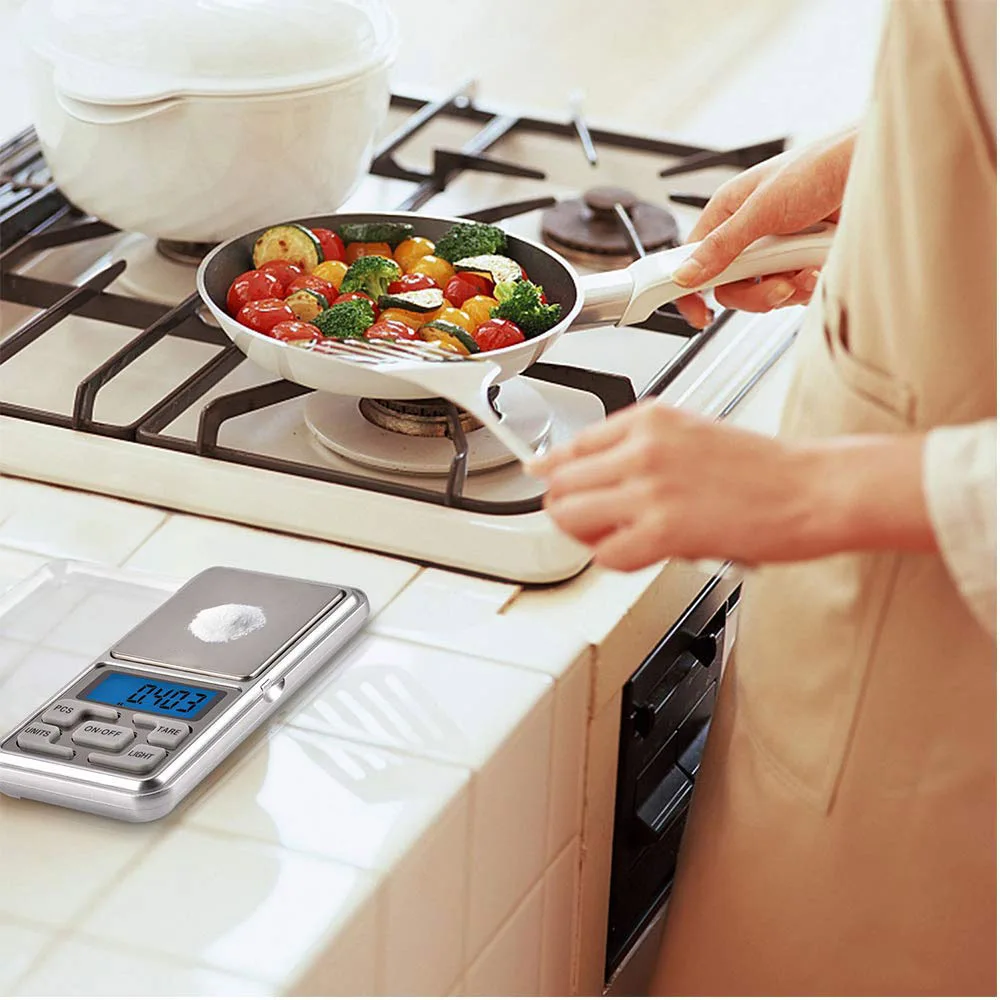 Digital Scale 100/200/300/500g 0.01/0.1g Mini Digital Scale High Accuracy Backlight Electric Pocket Scale For Jewelry Gram Weight For Kitchen