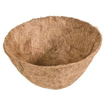 

Round Coconut Liner Coconut Fiber Replacement Liner Plants Vegetable Flower Basket Liner for Hanging Basket Home Garden Balcony