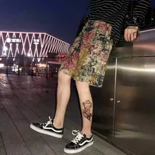 Pantalones cortos de algodón y poliéster con cordón para hombre, Shorts informales a la altura de la rodilla de estilo chino para primavera y verano