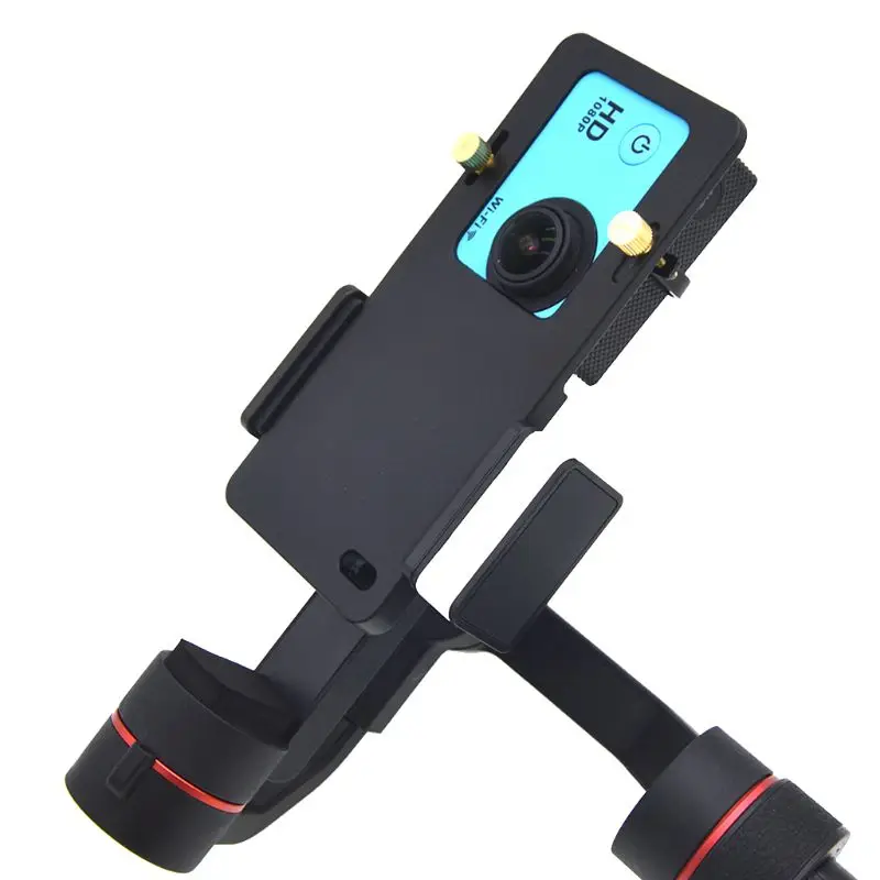 Адаптер пластины винты смартфон ручной Gimbal стабилизатор для GOPRO Hero6543+ Xiaomi yi4k SJCAM SJ4000 5000 SJ6 7 камера в сборе