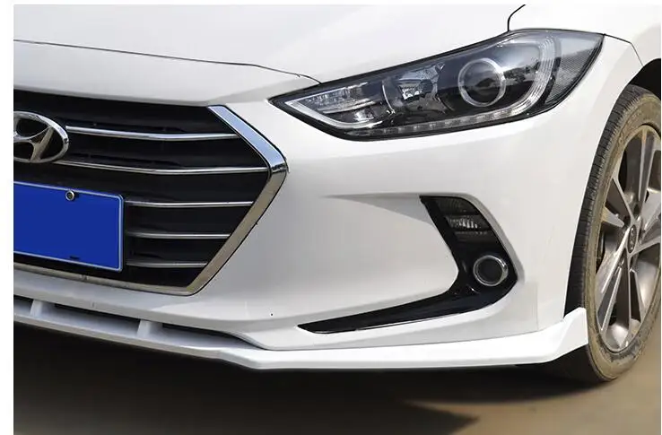 Для Elantra Body kit спойлер 2016 2018 для Hyundai ABS задний передний бампер диффузор защитные