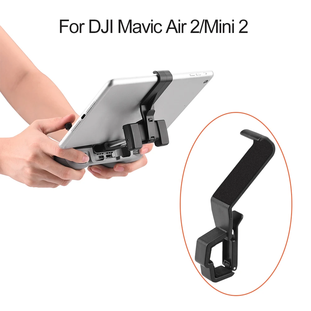 RCstyle Mavic 3/Mini 2 Tablet Stand 4-11 Smart Phone Ipad Mount Holder Bracket for DJI Mavic Air 2/Air 2S/Mini/Pro/2 Pro/2 Zoom/Spark Drone Remote Controller Accessories with The Rope