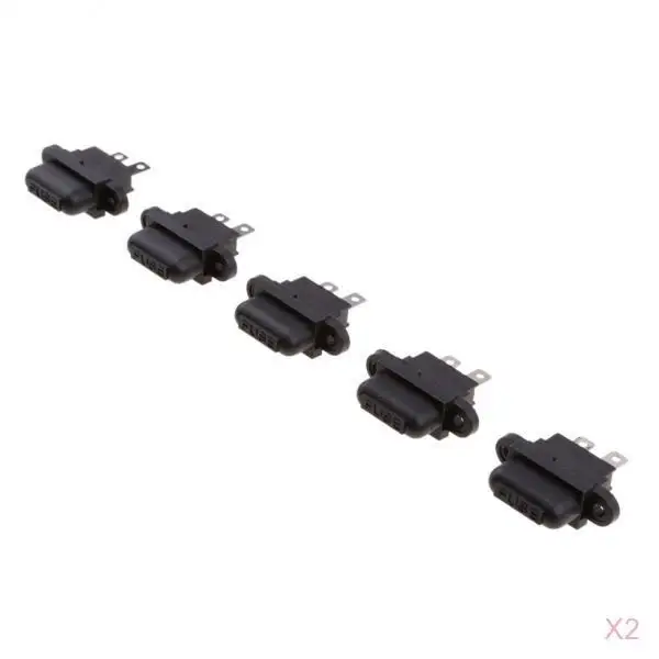 10 Pieces 30A Amp Auto Standard Blade Fuse Holder Box Set for Car /Boat /Truck