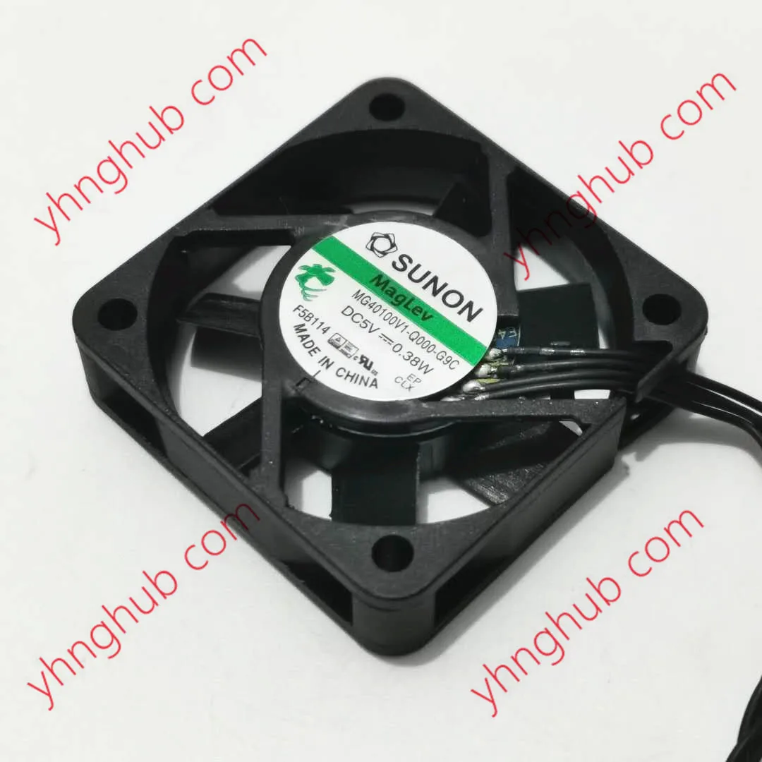 Sunon Mg40100v1-q000-g9c dc 5v 0.38w 40x40x10 mm Ventilador de Refrigeração do Servidor de Fios