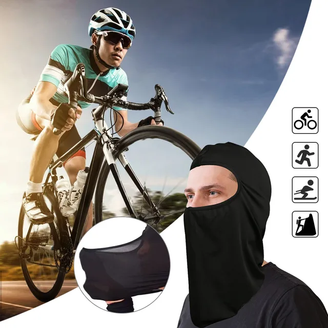 Cagoule intégrale de cyclisme pour homme, protection UV, lyJean-à séchage  rapide, casquette cool, vélo de route, ski, moto, soleil d'été - AliExpress