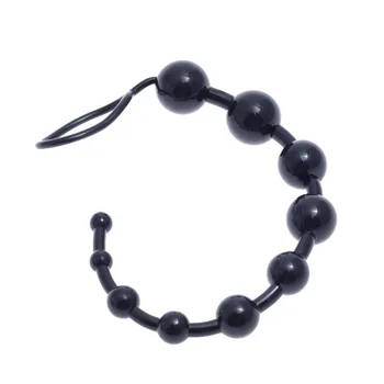 Jelly Anal Tail Plug Beads For Beginner Flexible Stimulator Butt Best Adult Sex Shop Toys Men Women Couple Gay Plastic 2