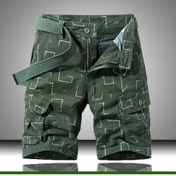 Shorts décontractés pour hommes, bermuda d'été à la mode, pantalons courts imprimés, Style Business, pour le travail, 30 38 