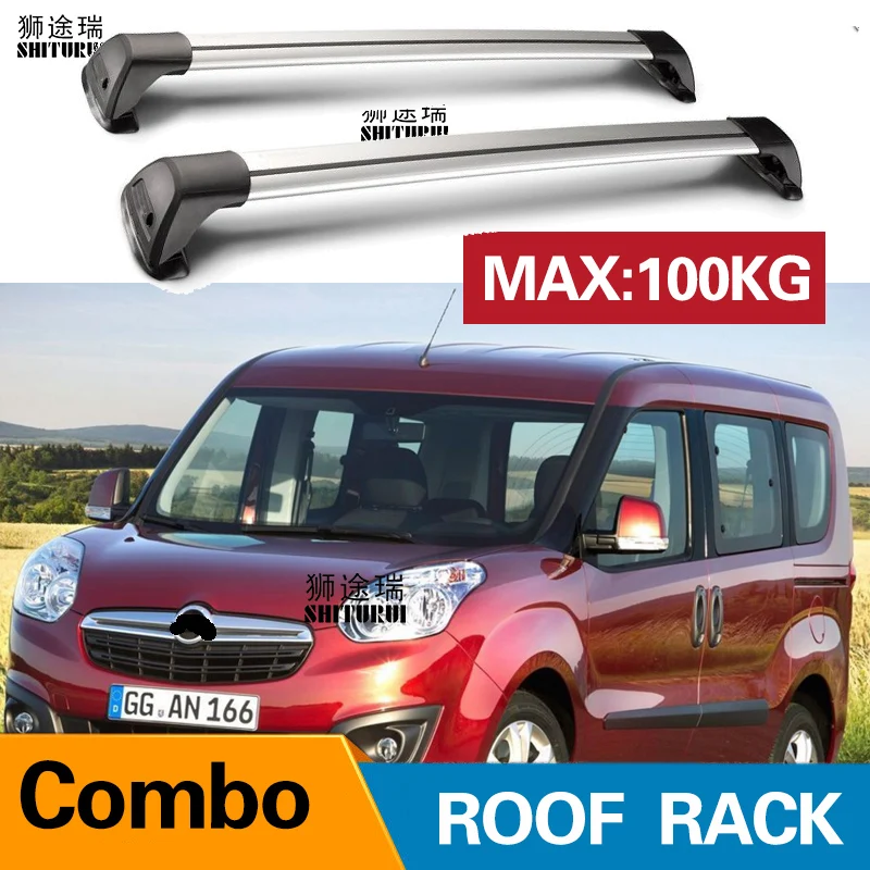 2 шт. для OPEL Combo Van 2012 + панель крыши автомобиля специальный алюминиевый сплав