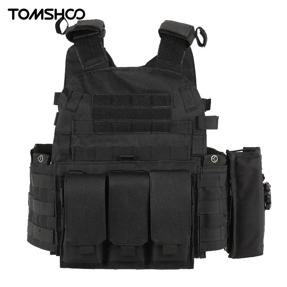 Военный Тактический Жилет Molle охотничий жилет CS уличный мужской с карманом для