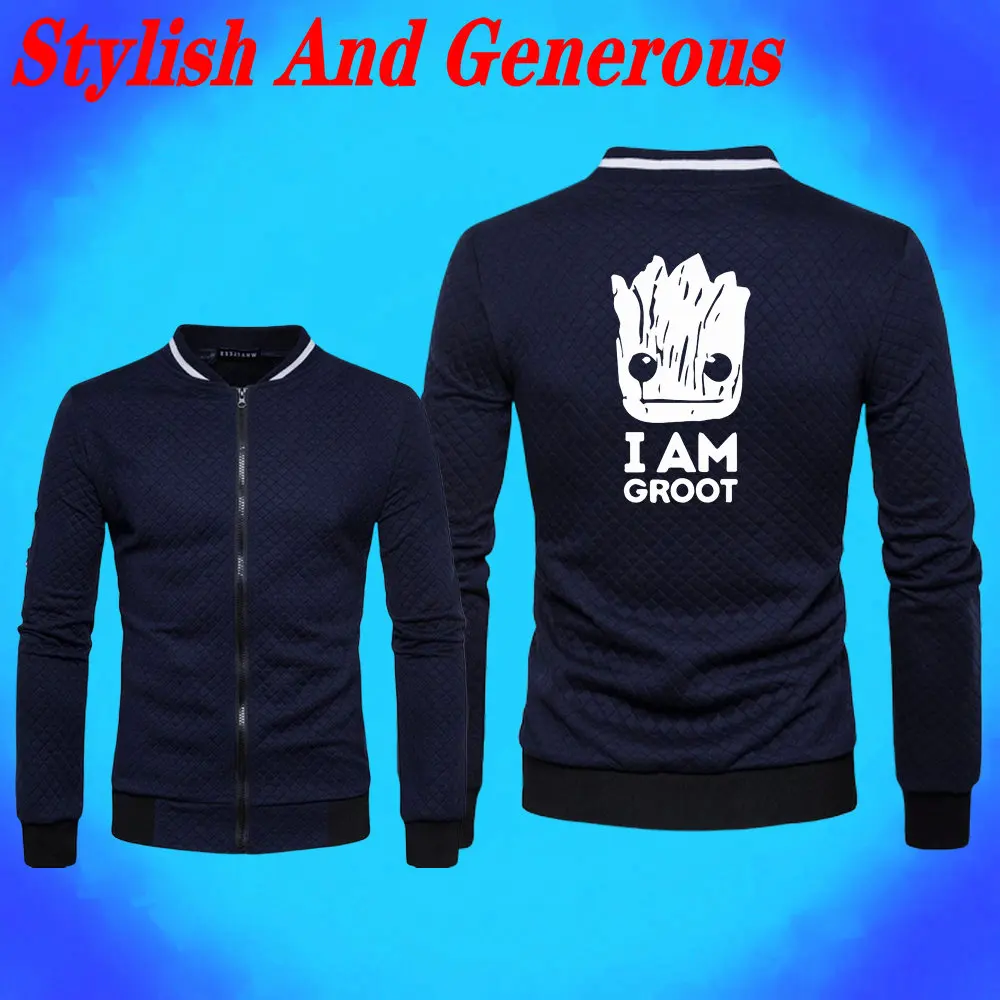 

Stand Collar Outerwear Coats Jackets Casual Solid Polyester Slim Mens Jackets And Coats With Zipper Chaquetas Para Hombre